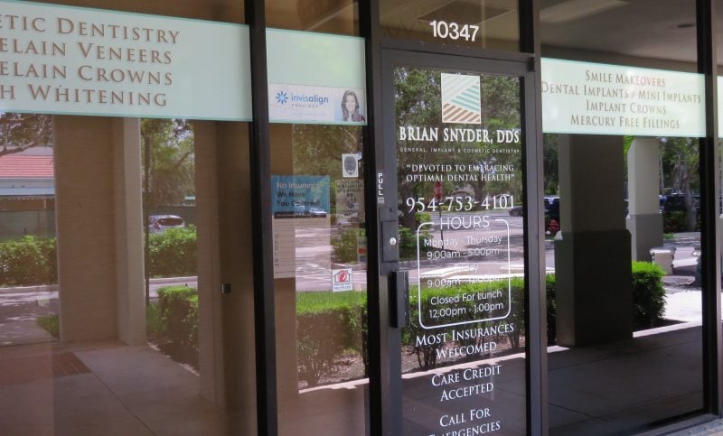The office for the Practice of Dr. Brian Snyder