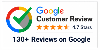 4.7 Rating with 130+ Reviews on Google